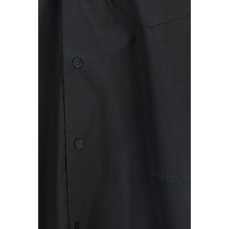Alainpaul Black Cotton Shirt Glam Steals