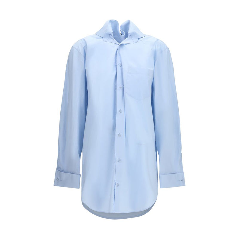 Alainpaul Blue Cotton Dress Shirt Glam Steals