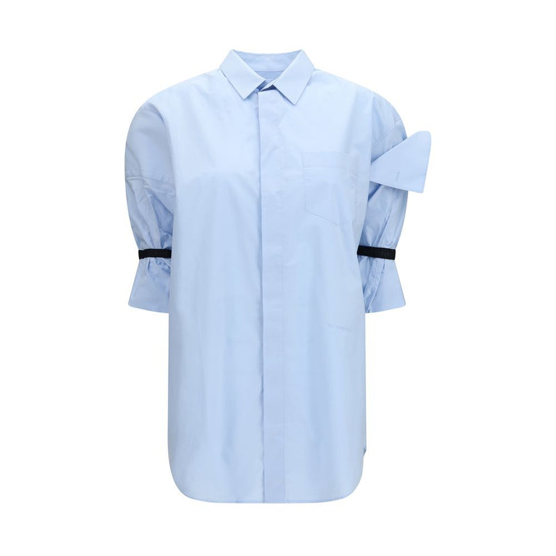 Alainpaul Blue Cotton Shortsleeve Shirt Glam Steals