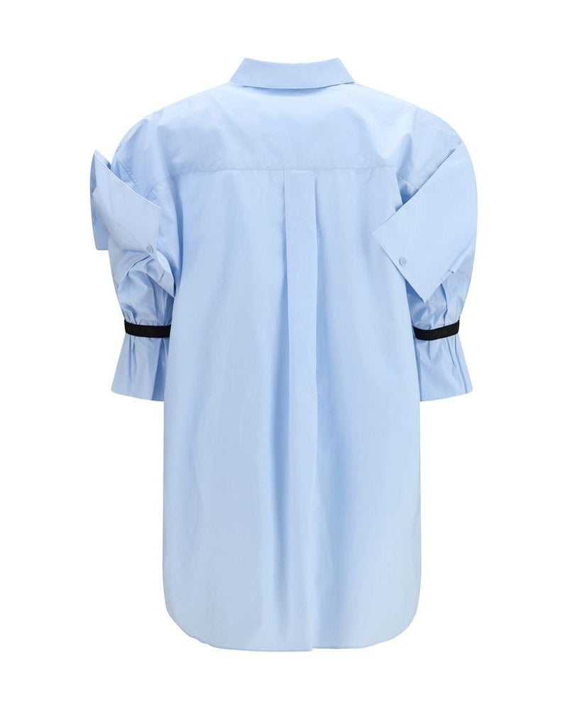 Alainpaul Blue Cotton Shortsleeve Shirt Glam Steals