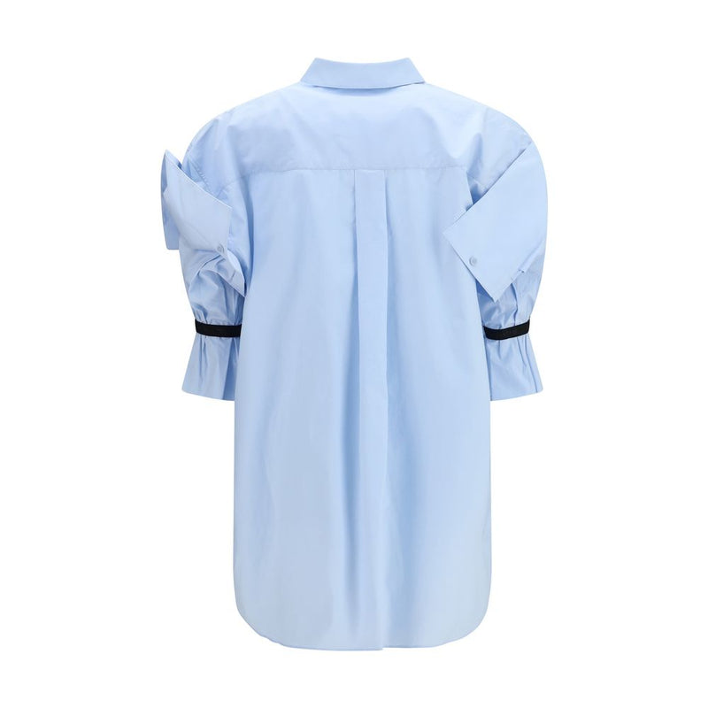 Alainpaul Blue Cotton Shortsleeve Shirt Glam Steals