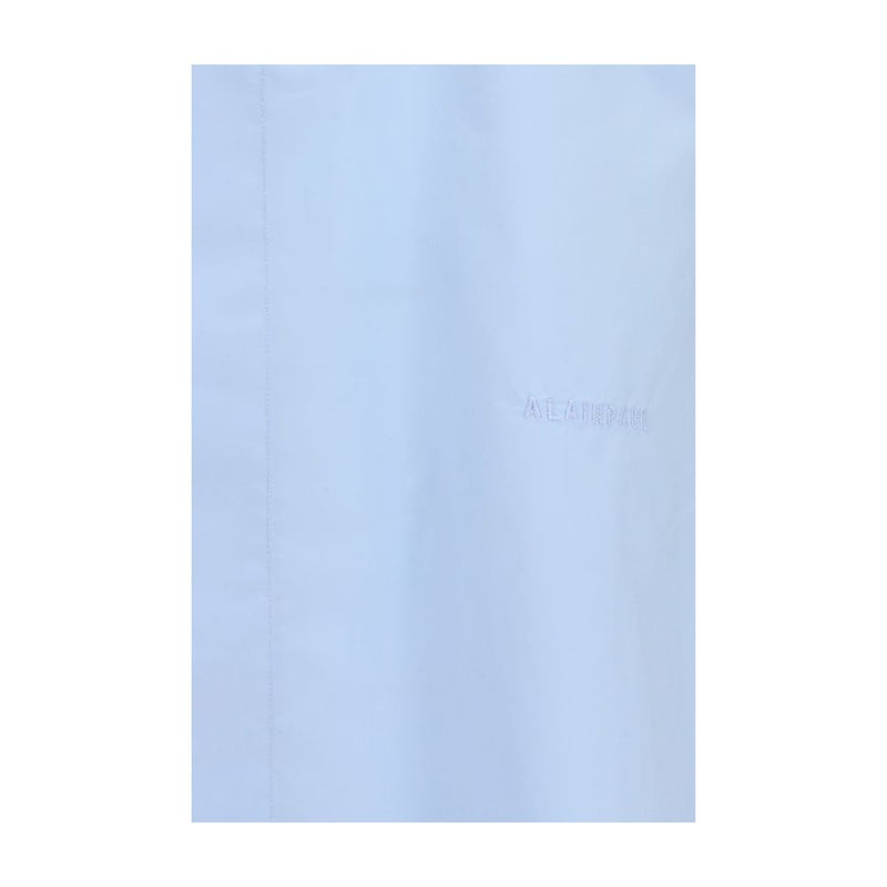Alainpaul Blue Cotton Shortsleeve Shirt Glam Steals