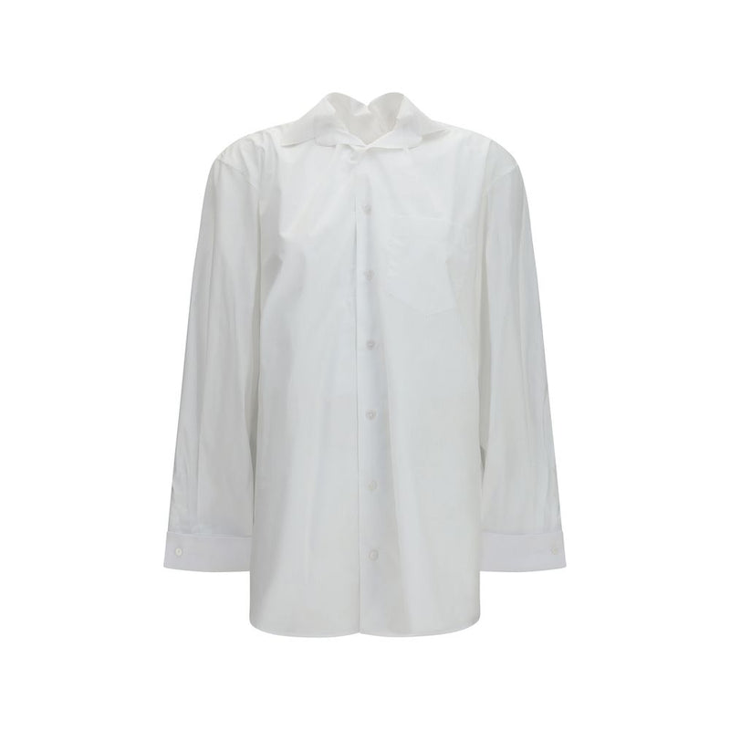 Alainpaul White Cotton Shirt Glam Steals
