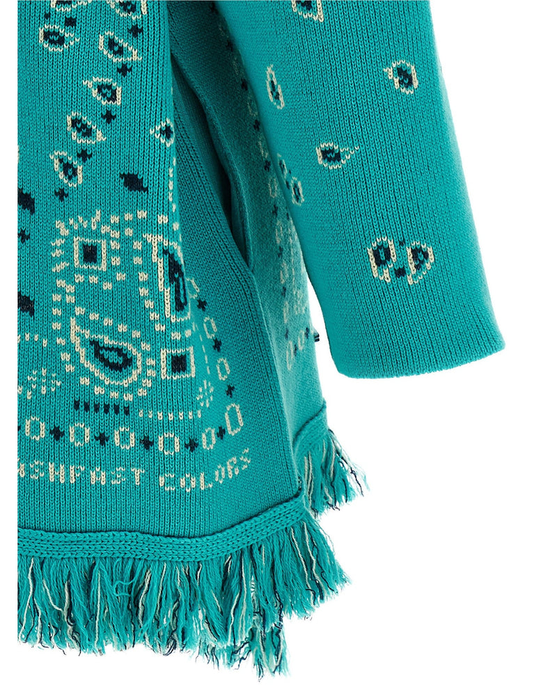 Alanui Bandana Cardigan Glam Steals