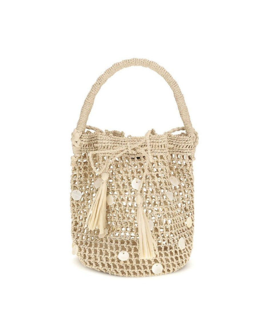 Alanui Beige Raffia Shoulder Bag Glam Steals