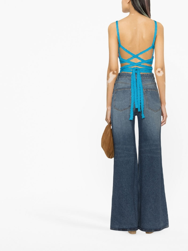 Alanui Blue Top Glam Steals