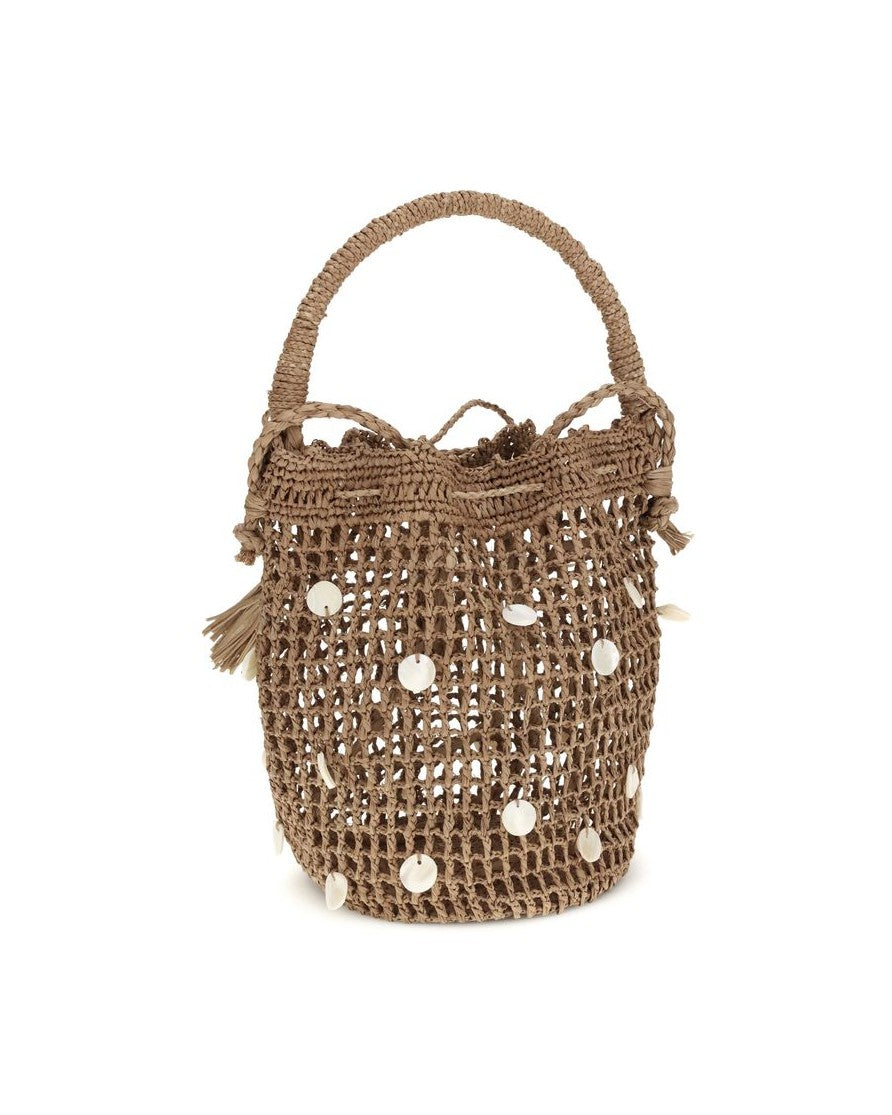 Alanui Brown Raffia Shoulder Bag Glam Steals