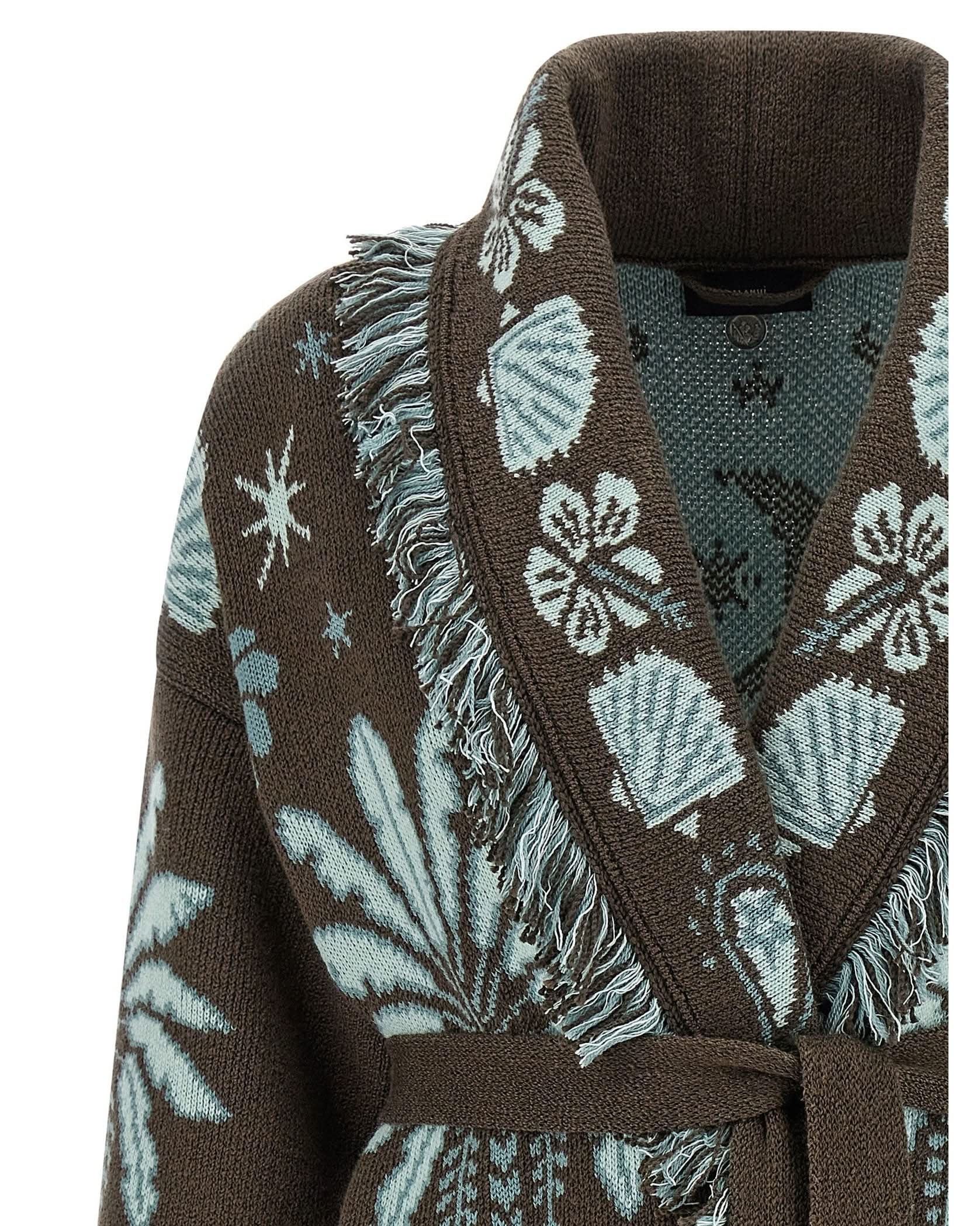 Alanui Echoes Of The Island Cardigan Glam Steals
