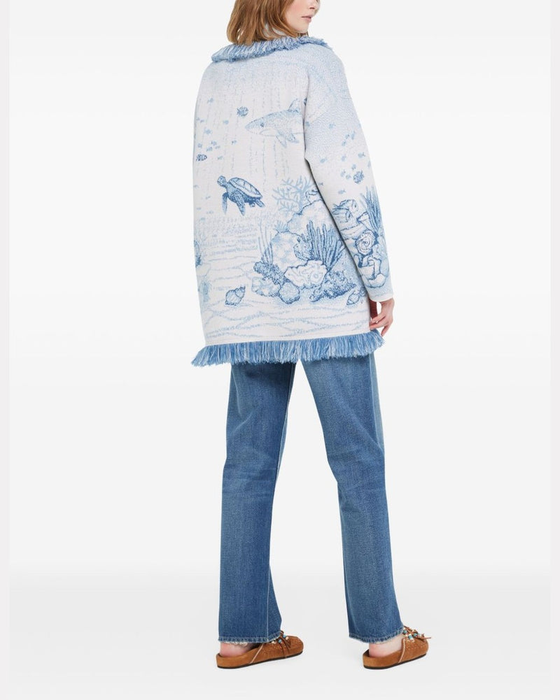 Alanui Sweaters Clear Blue Glam Steals