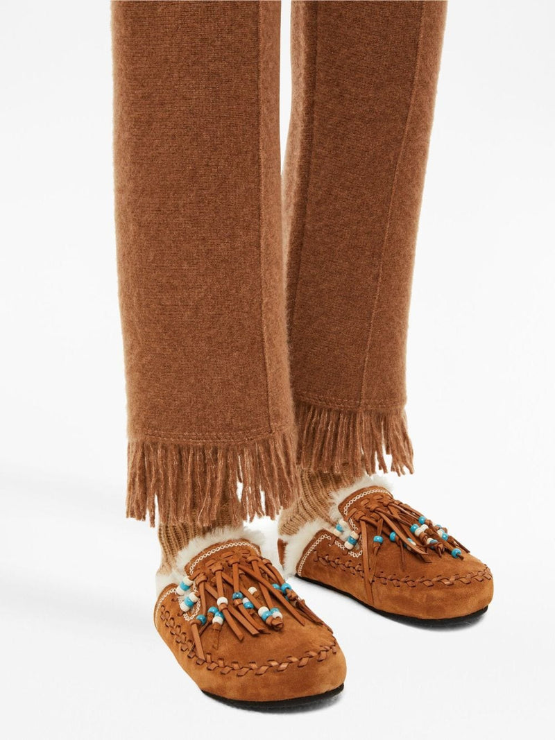 Alanui Trousers Camel Glam Steals