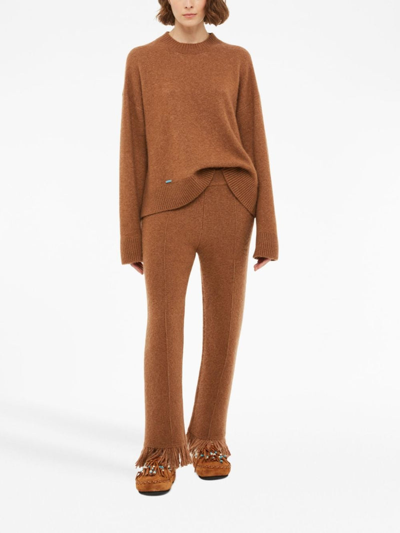 Alanui Trousers Camel Glam Steals