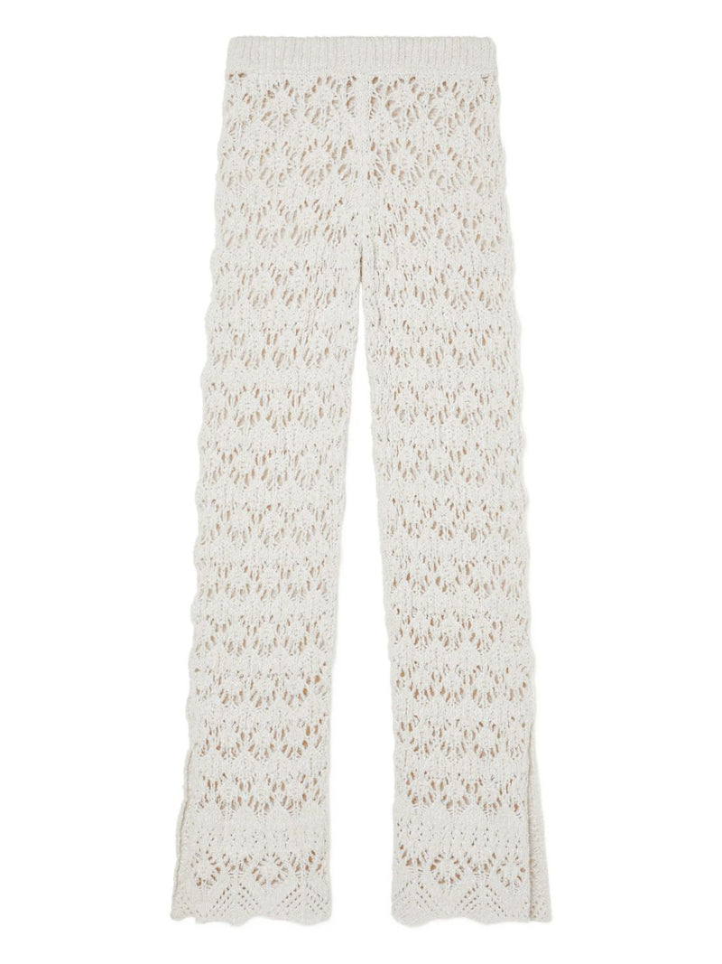 Alanui Trousers Cream Glam Steals