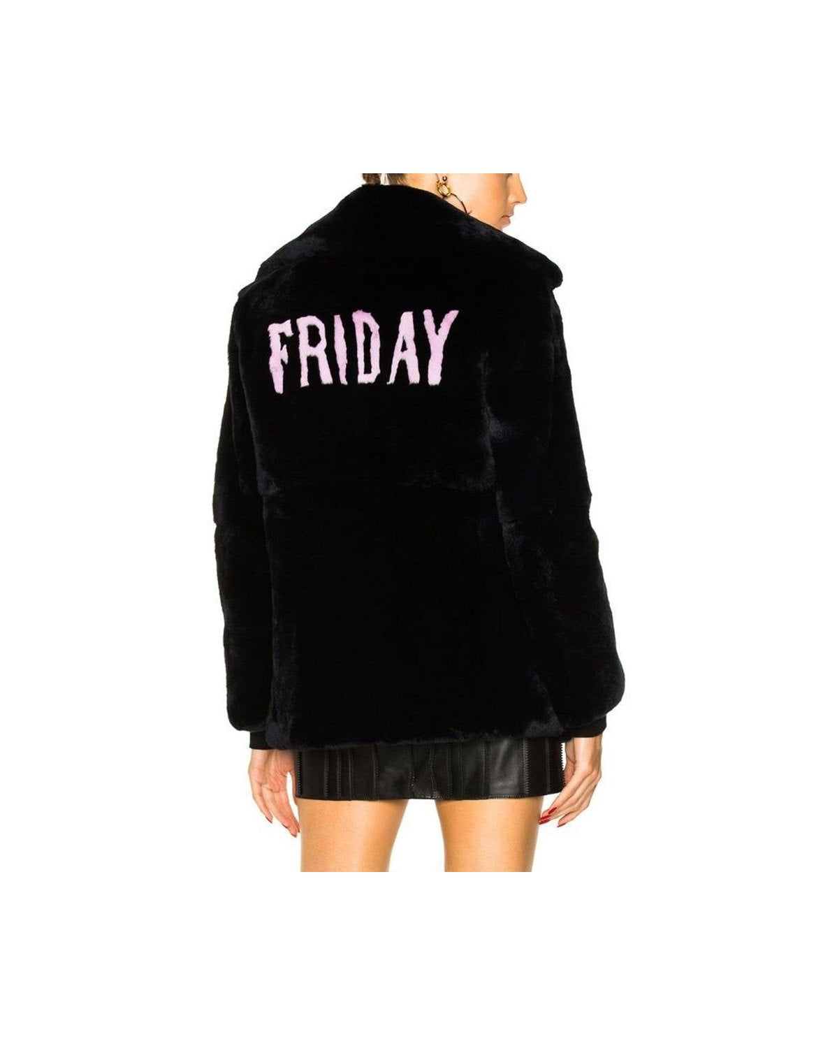 Alberta Ferretti Blue Rabbit Fur Coat Glam Steals