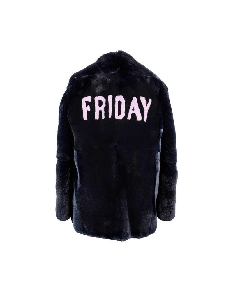 Alberta Ferretti Friday Rabbit Fur Jacket Glam Steals