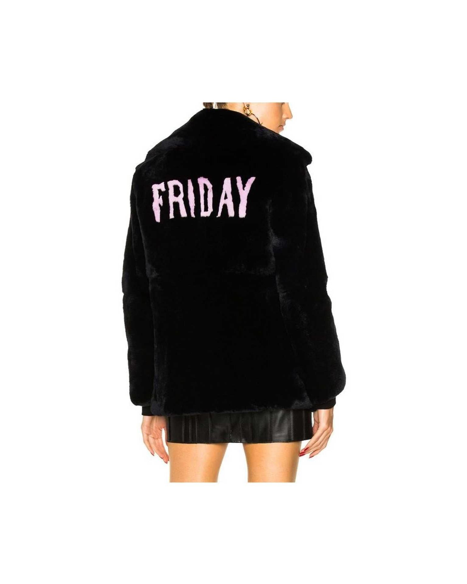 Alberta Ferretti Friday Rabbit Fur Jacket Glam Steals