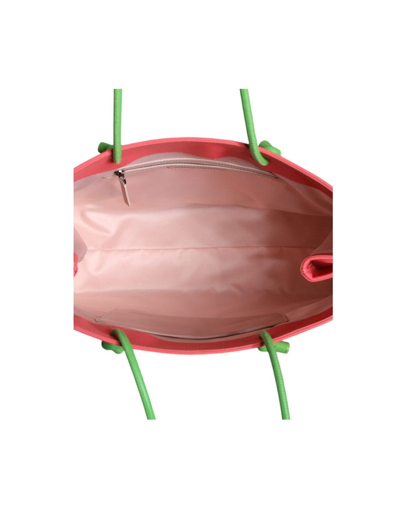 Alberta Ferretti Leather Weekend Wednesday Shopping Tote Pink Bag Glam Steals