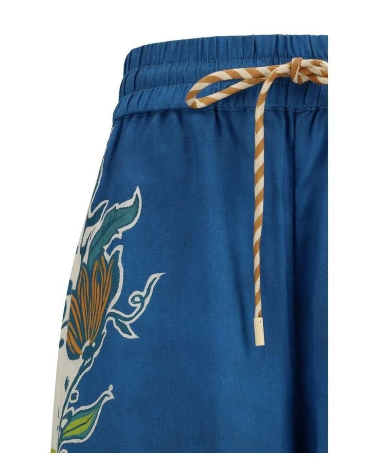 Alemais Blue Linen Pant 