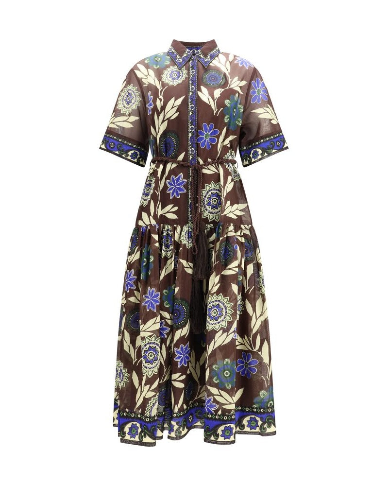Alemais Cotton Casual Dress Glam Steals
