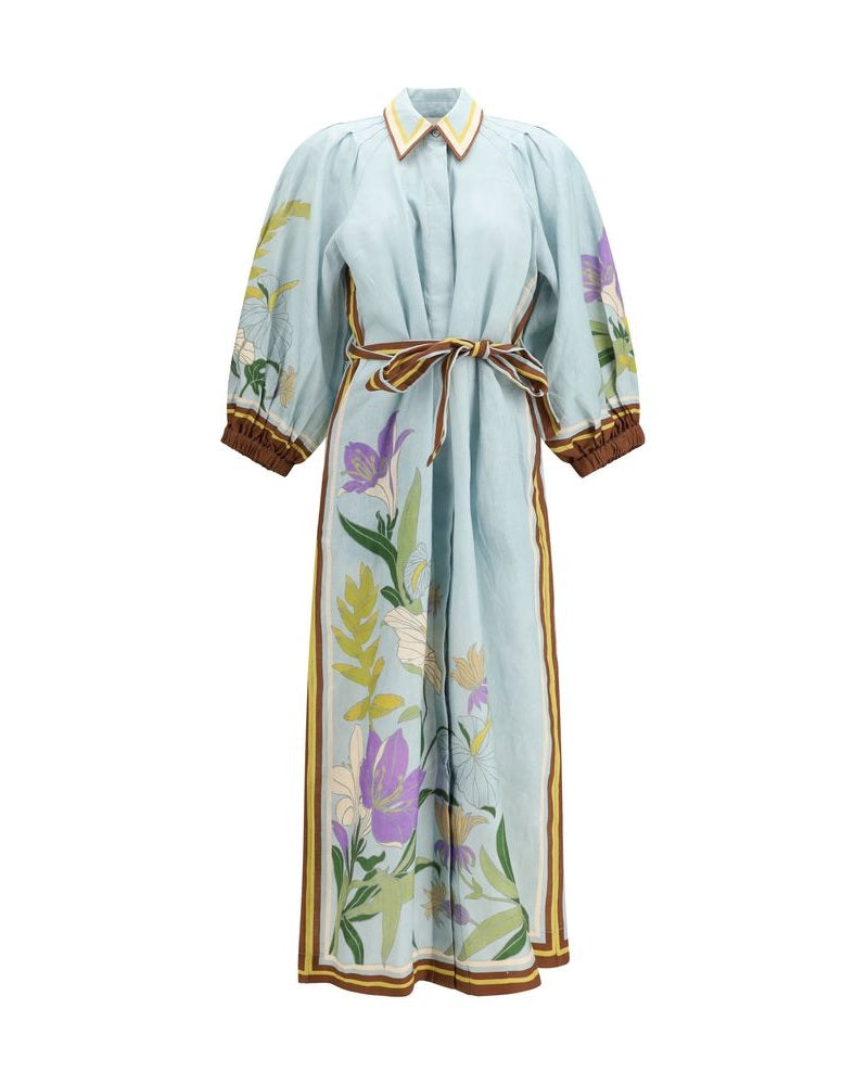 Alemais Multicolor Linen Dress 