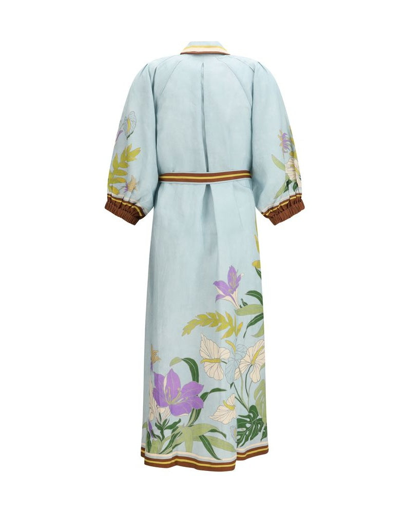 Alemais Multicolor Linen Dress 