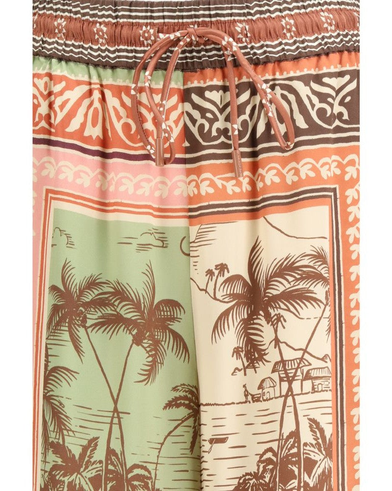 Alemais Multicolor Silk Pant Glam Steals