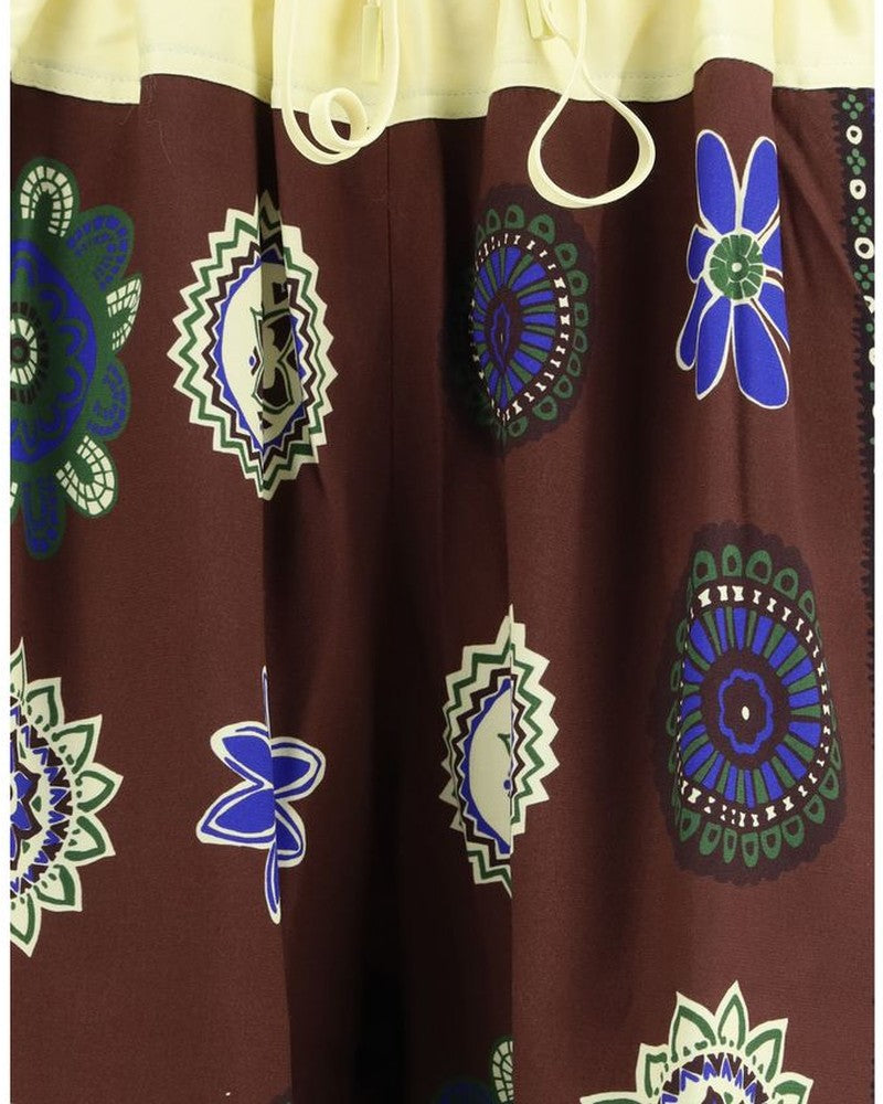 Alemais Multicolor Viscose Bermuda Shorts Glam Steals