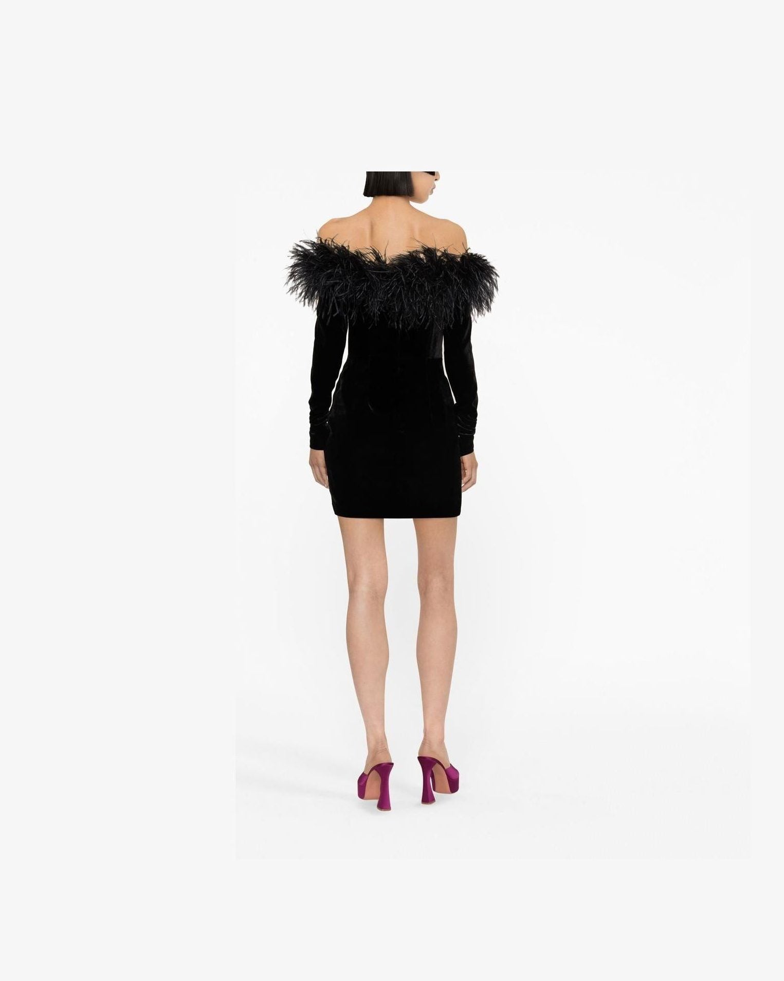 Alessandra Rich Black Dress Glam Steals