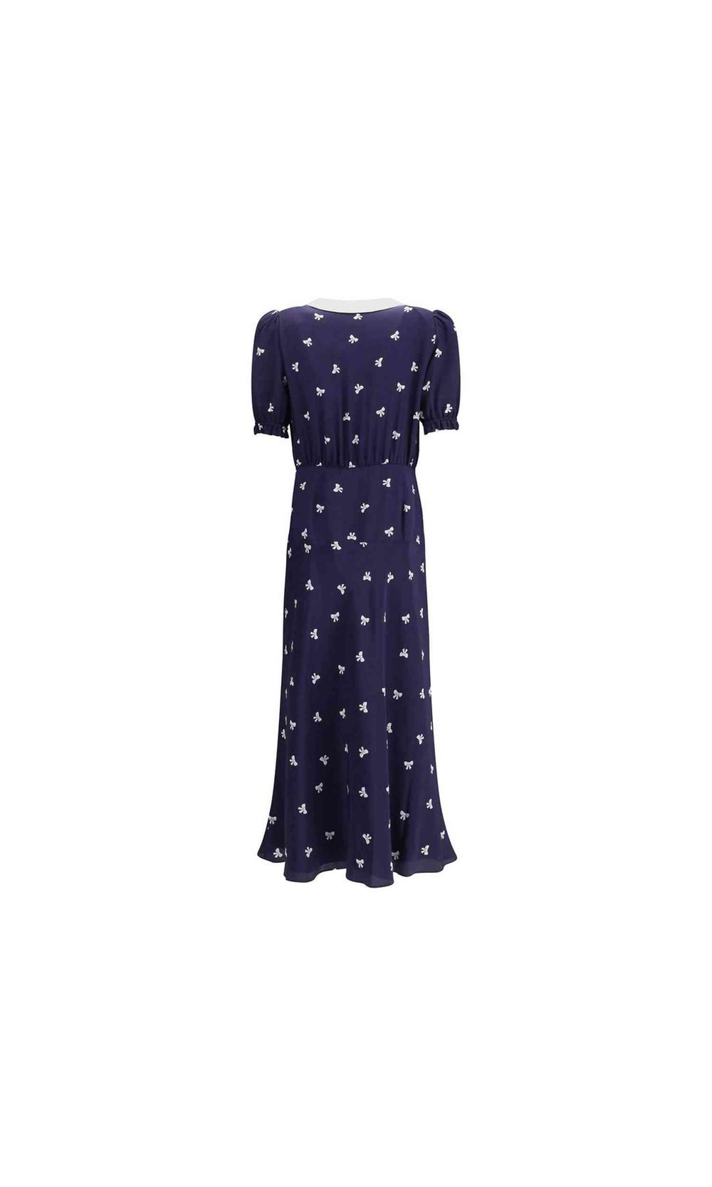 Alessandra Rich Bow Patterned Dress Glam Steals