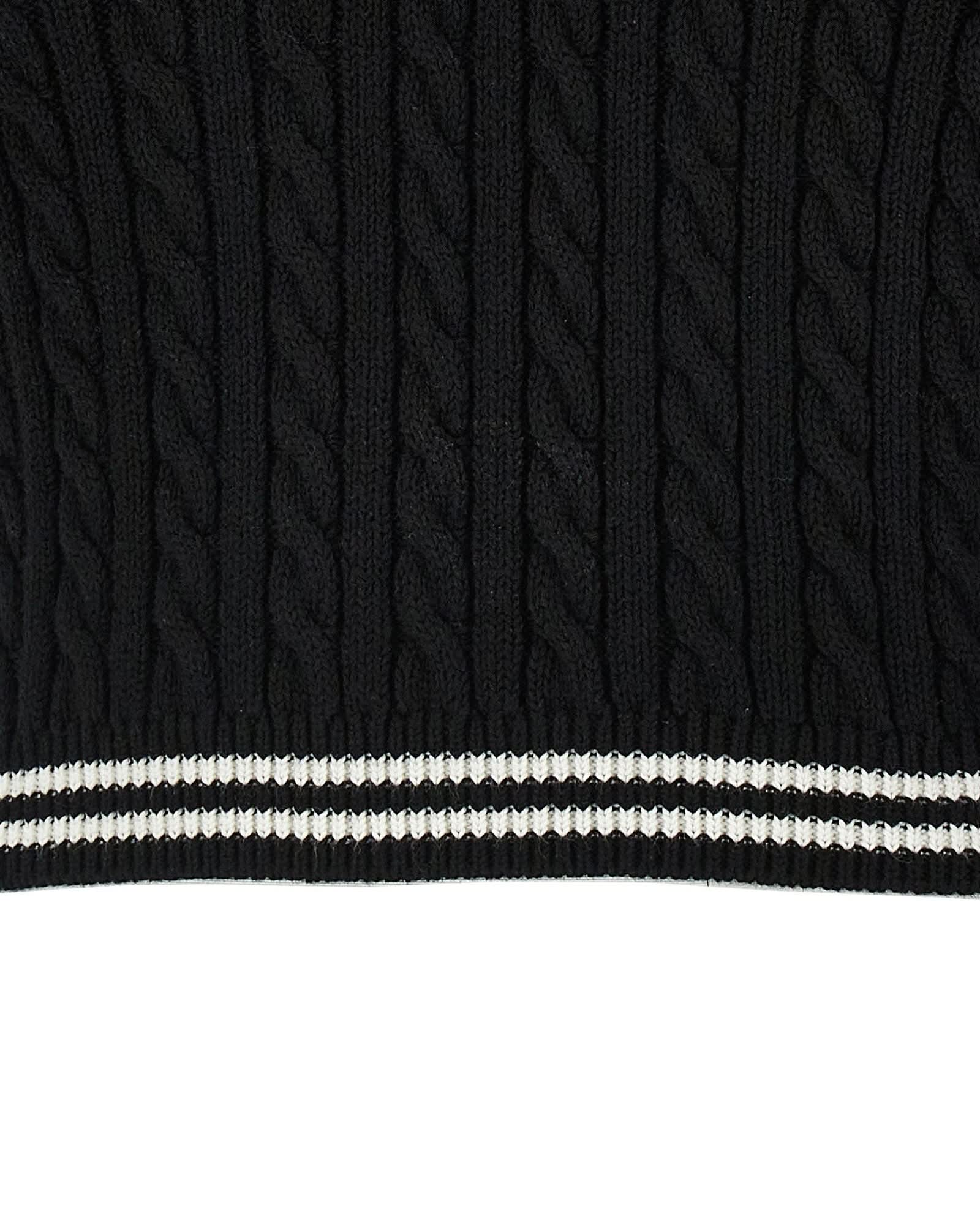 Alessandra Rich Braided Polo Shirt Glam Steals