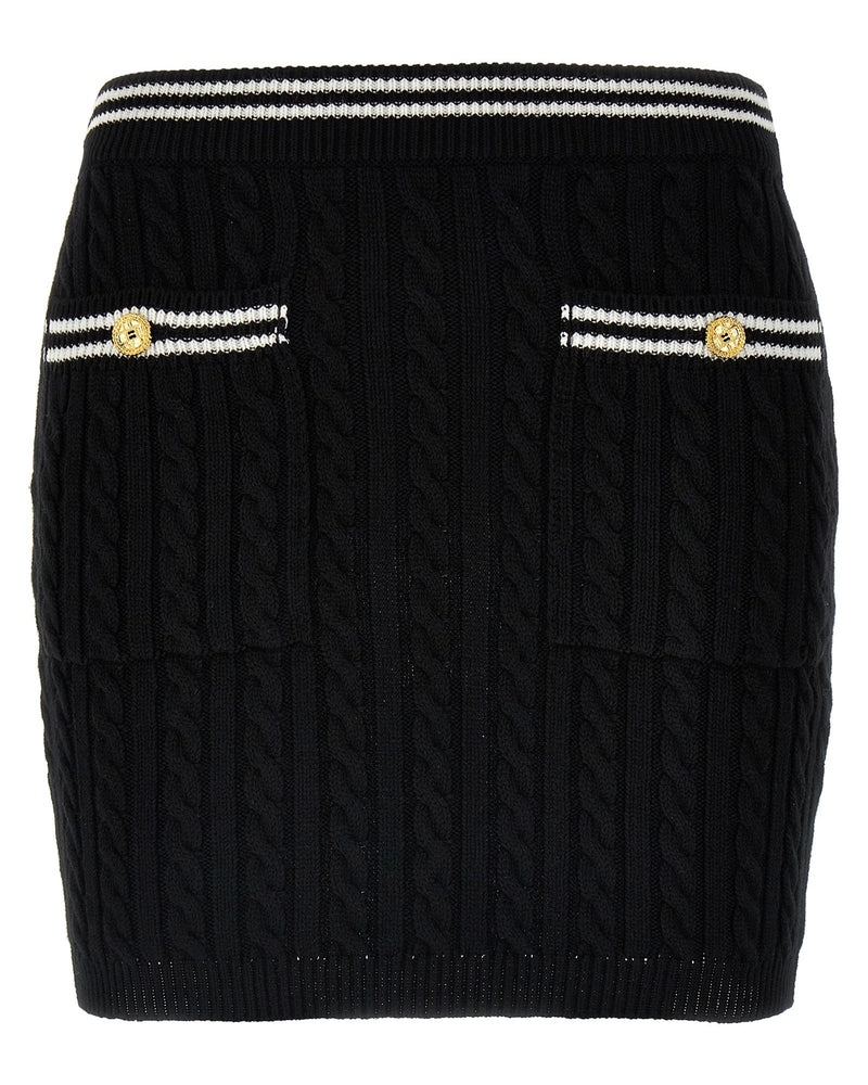 Alessandra Rich Braided Skirt Glam Steals