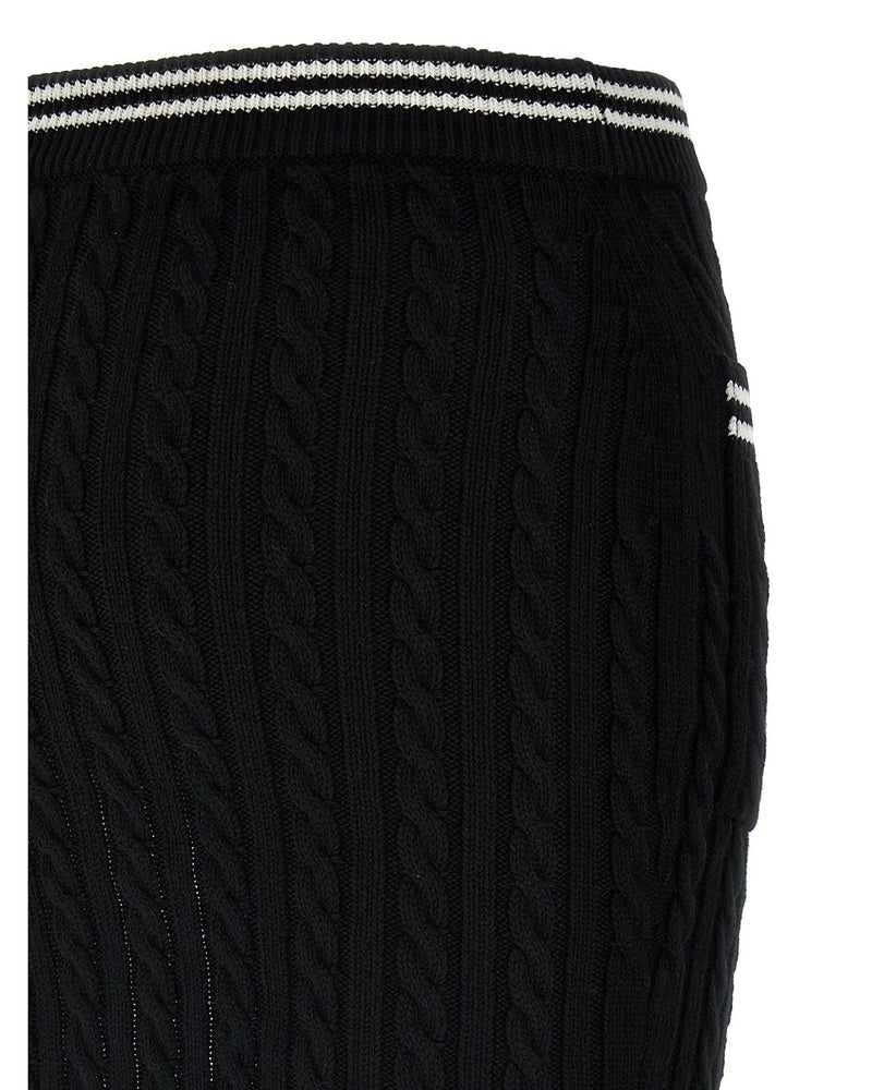 Alessandra Rich Braided Skirt Glam Steals