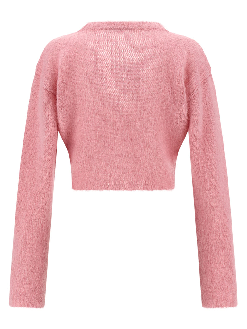 Alessandra Rich Carded Mohair Cardigan Glam Steals