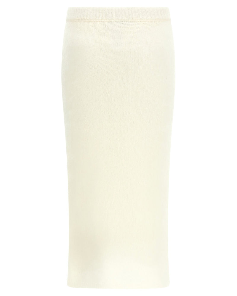 Alessandra Rich Carded Mohair Skirt Glam Steals