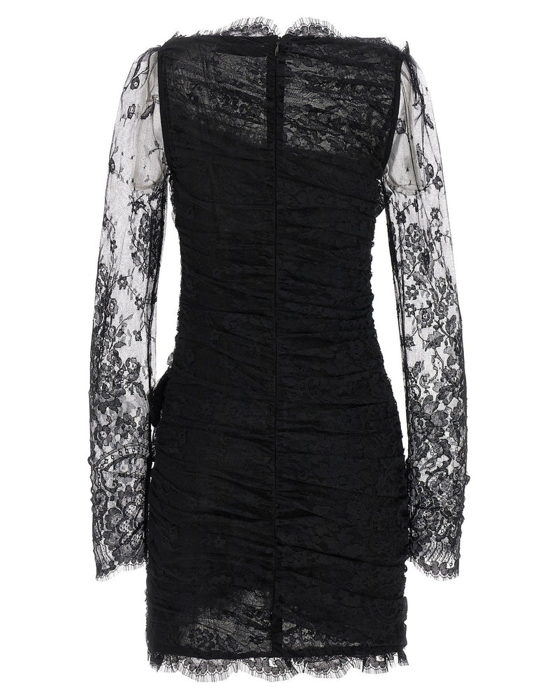 Alessandra Rich Draped Dress Glam Steals