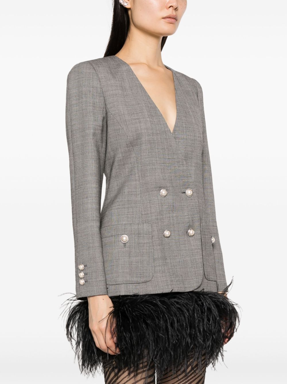 Alessandra Rich Grey Jacket