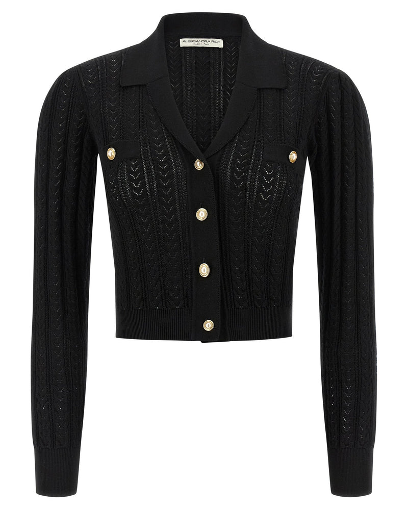 Alessandra Rich Knit Cardigan Glam Steals