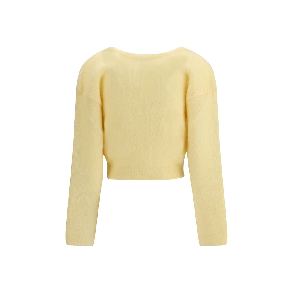 Alessandra Rich Mohair Cardigan with Embroidery Glam Steals