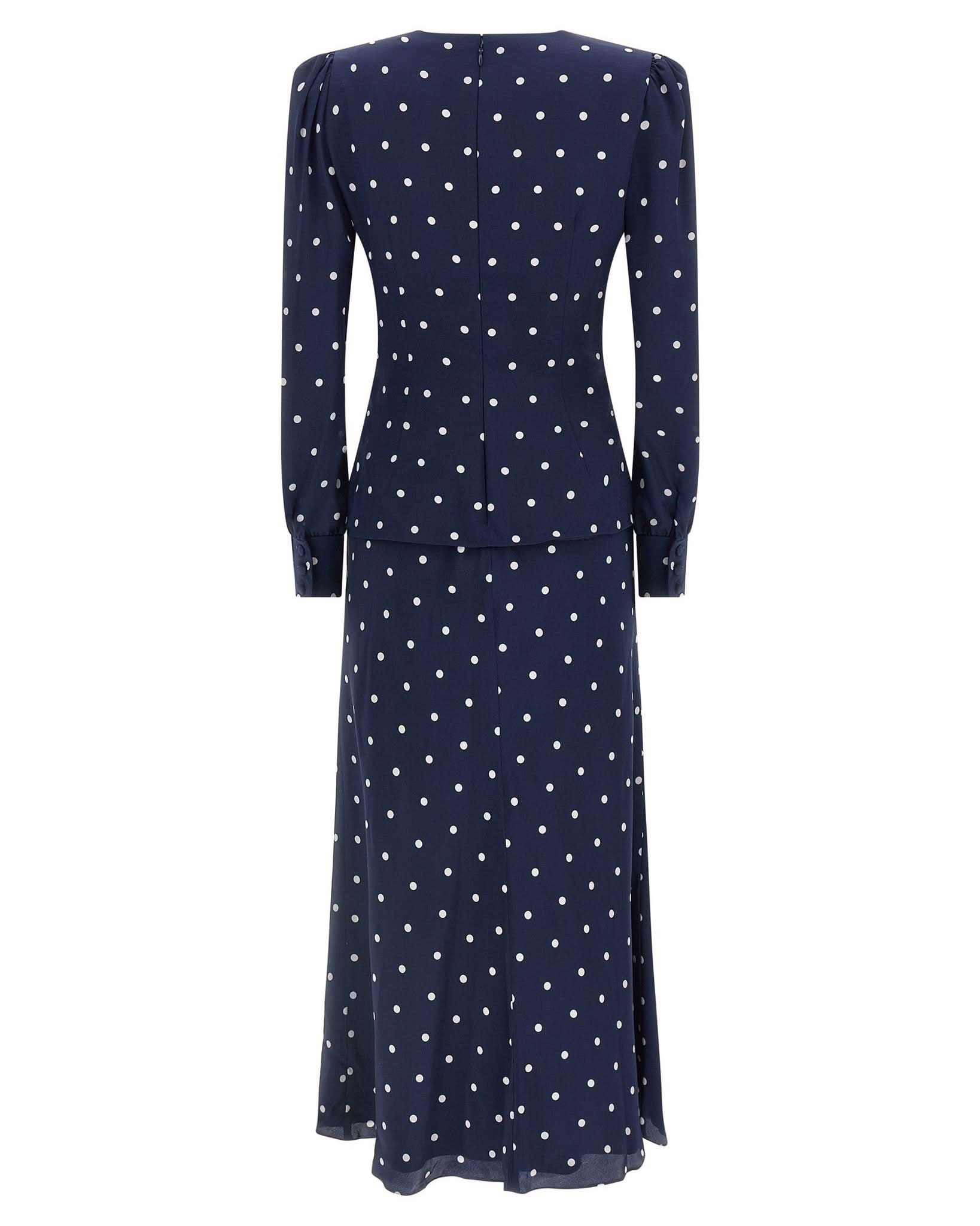 Alessandra Rich Polka Dot Dress Glam Steals