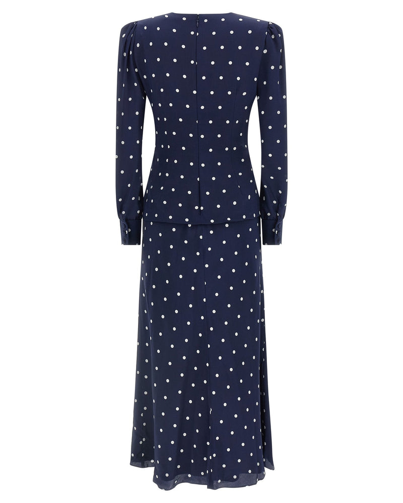 Alessandra Rich Polka Dot Dress Glam Steals