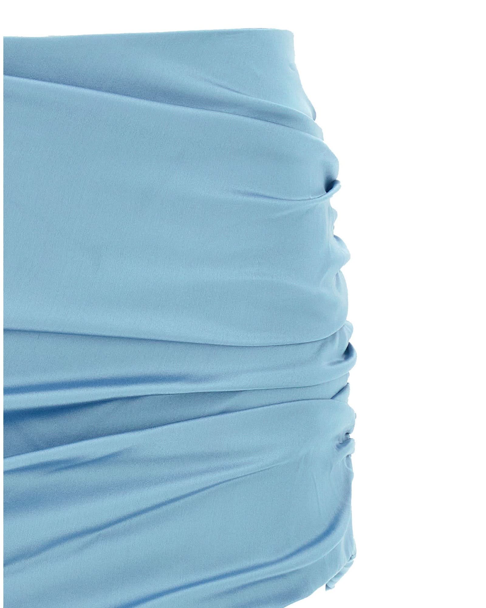 Alessandra Rich Satin Mini Skirt Glam Steals