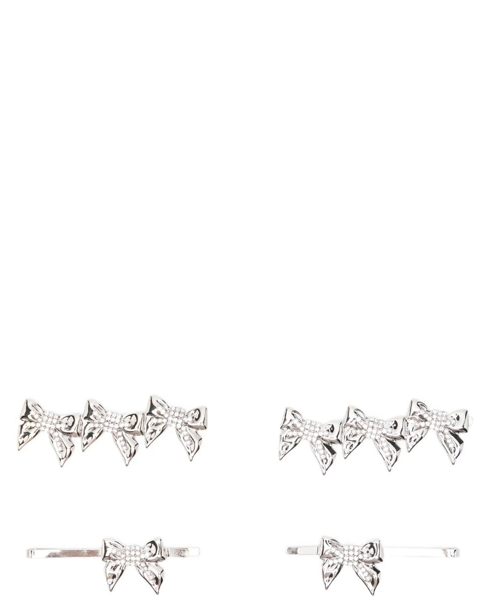 Alessandra Rich Set Of Four Bow Pins Glam Steals