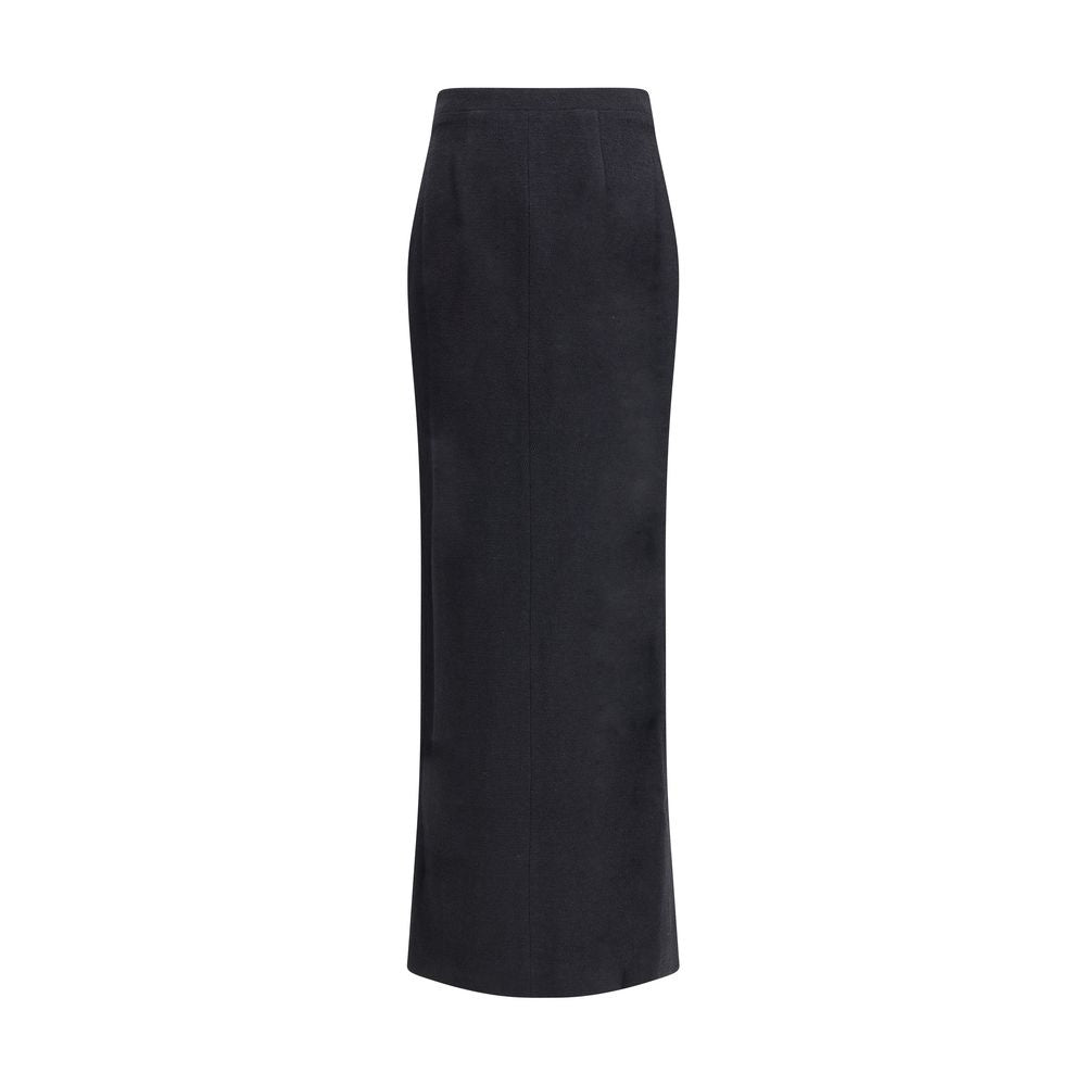 Alessandra Rich Tweed Long Skirt Glam Steals