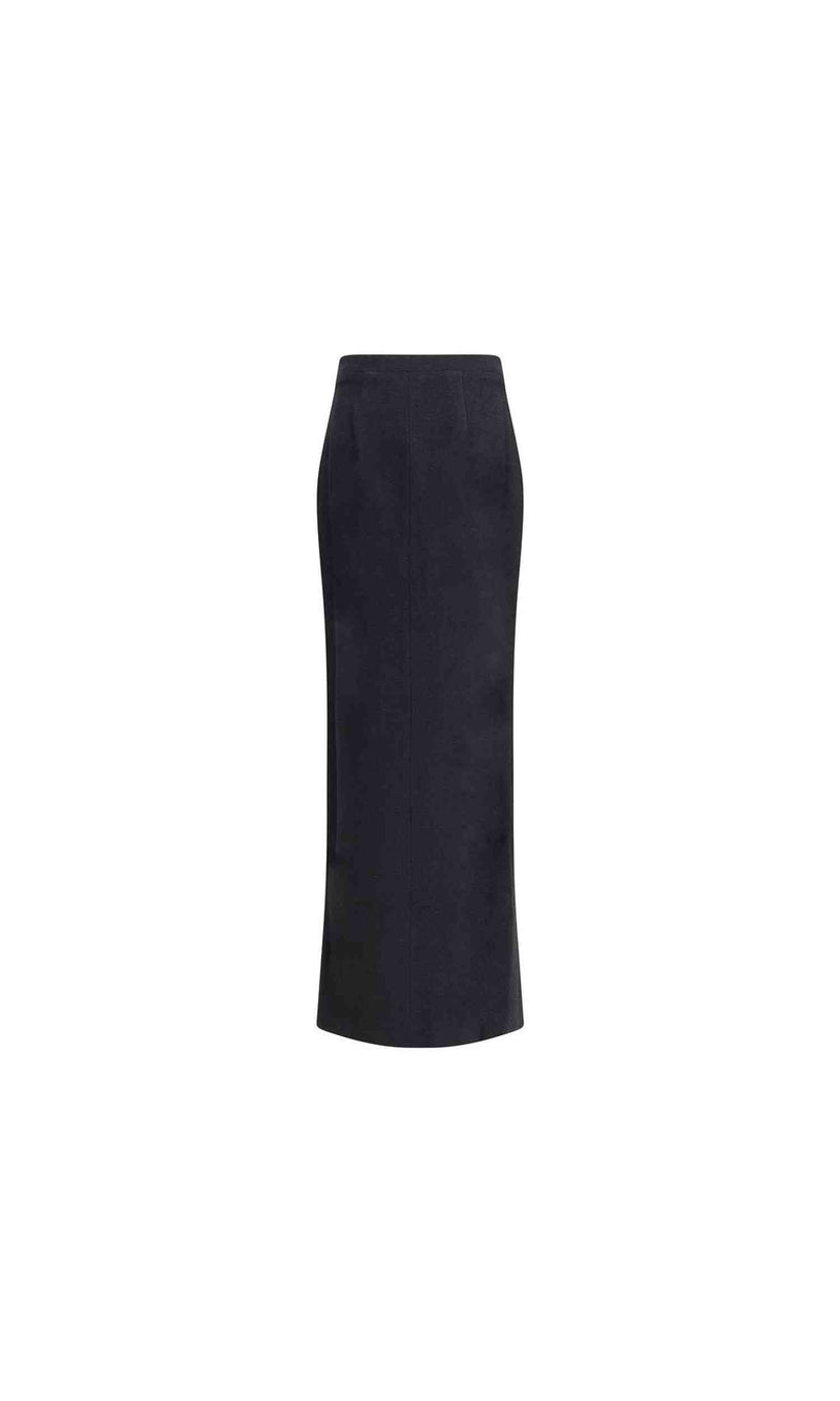 Alessandra Rich Tweed Long Skirt Glam Steals