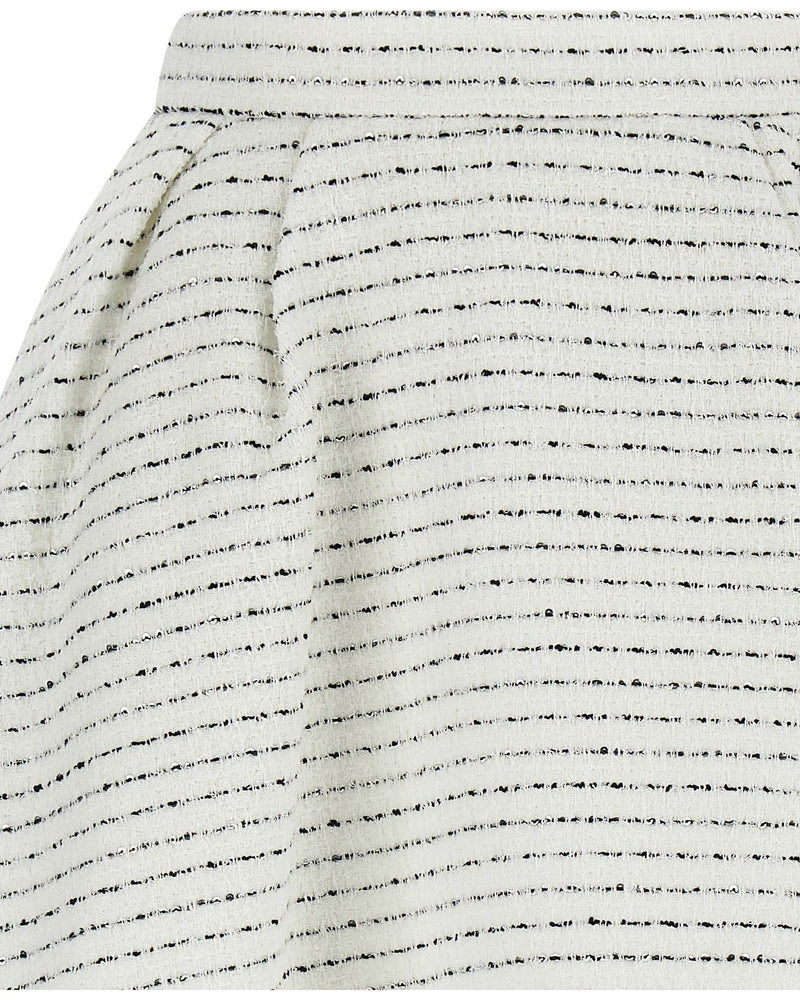 Alessandra Rich Tweed Skirt Glam Steals