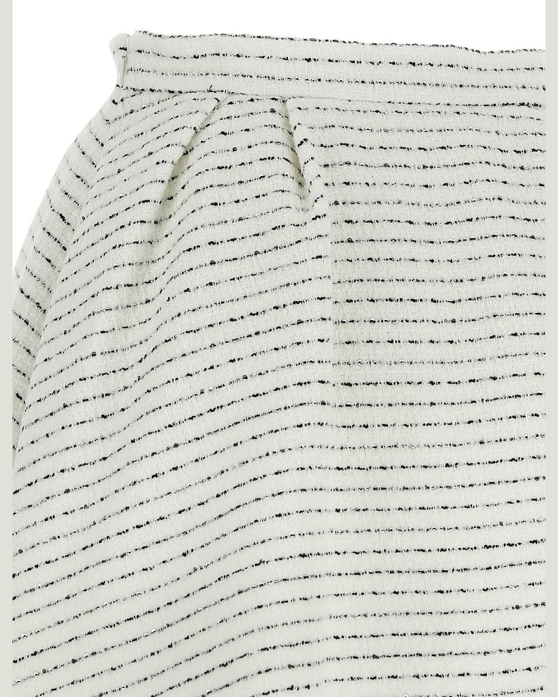 Alessandra Rich Tweed Skirt Glam Steals