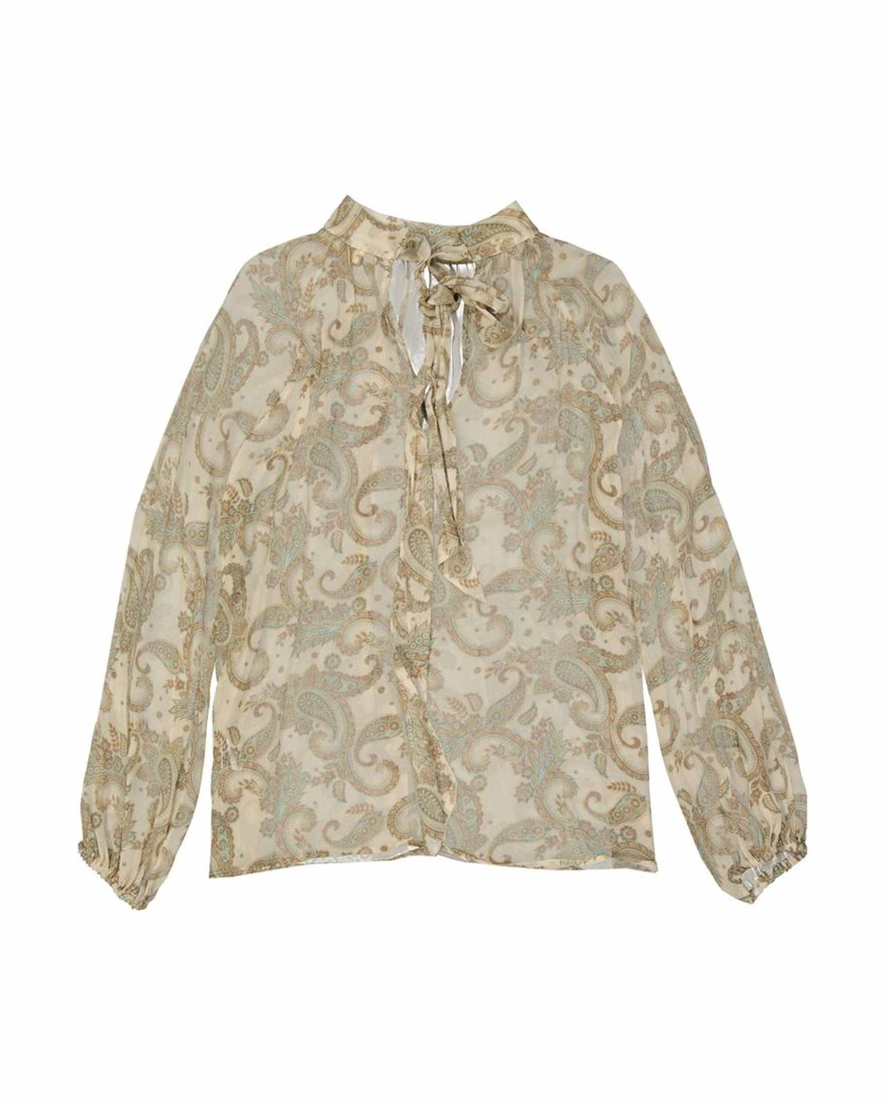 Alessia Zamattio Silk Top Glam Steals