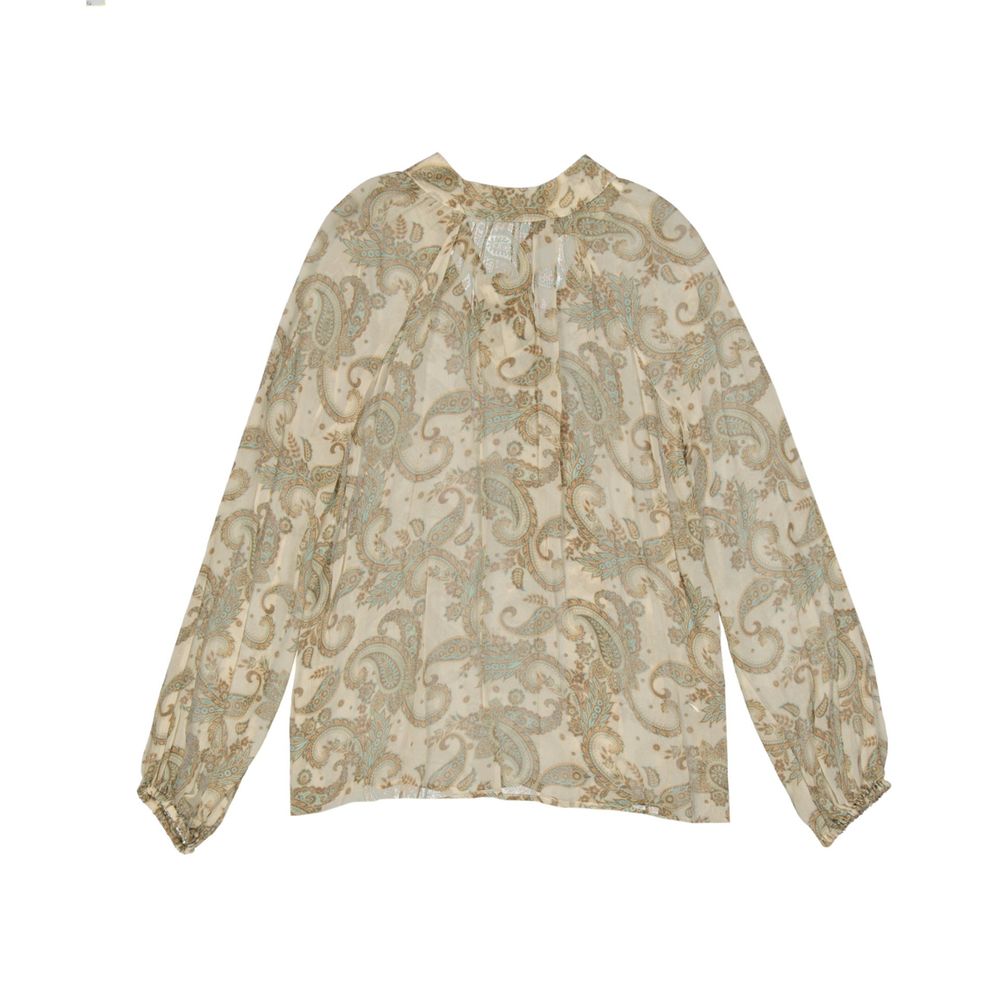 Alessia Zamattio Silk Top Glam Steals