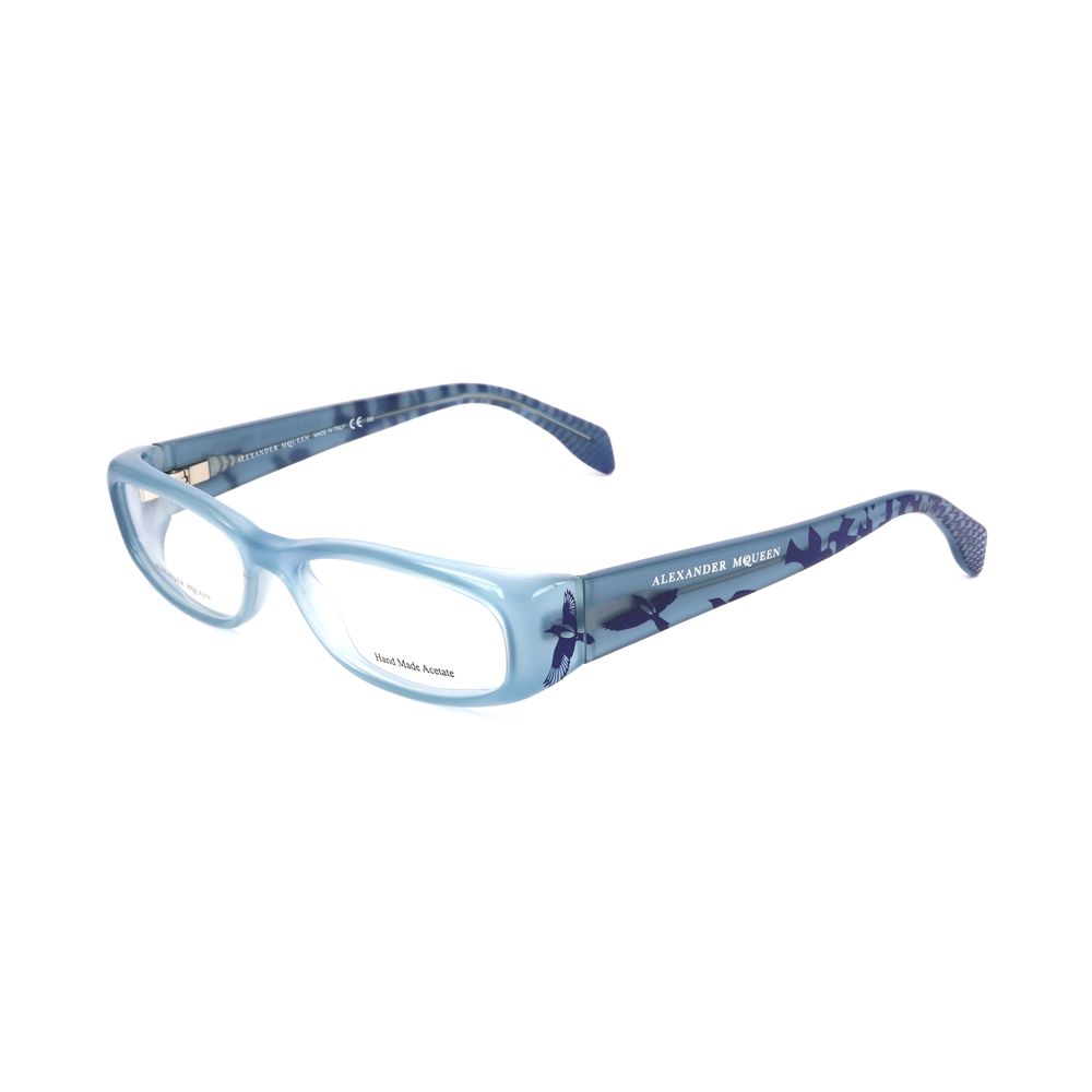 Alexander Mcqueen Acetate Blue Frame Glam Steals