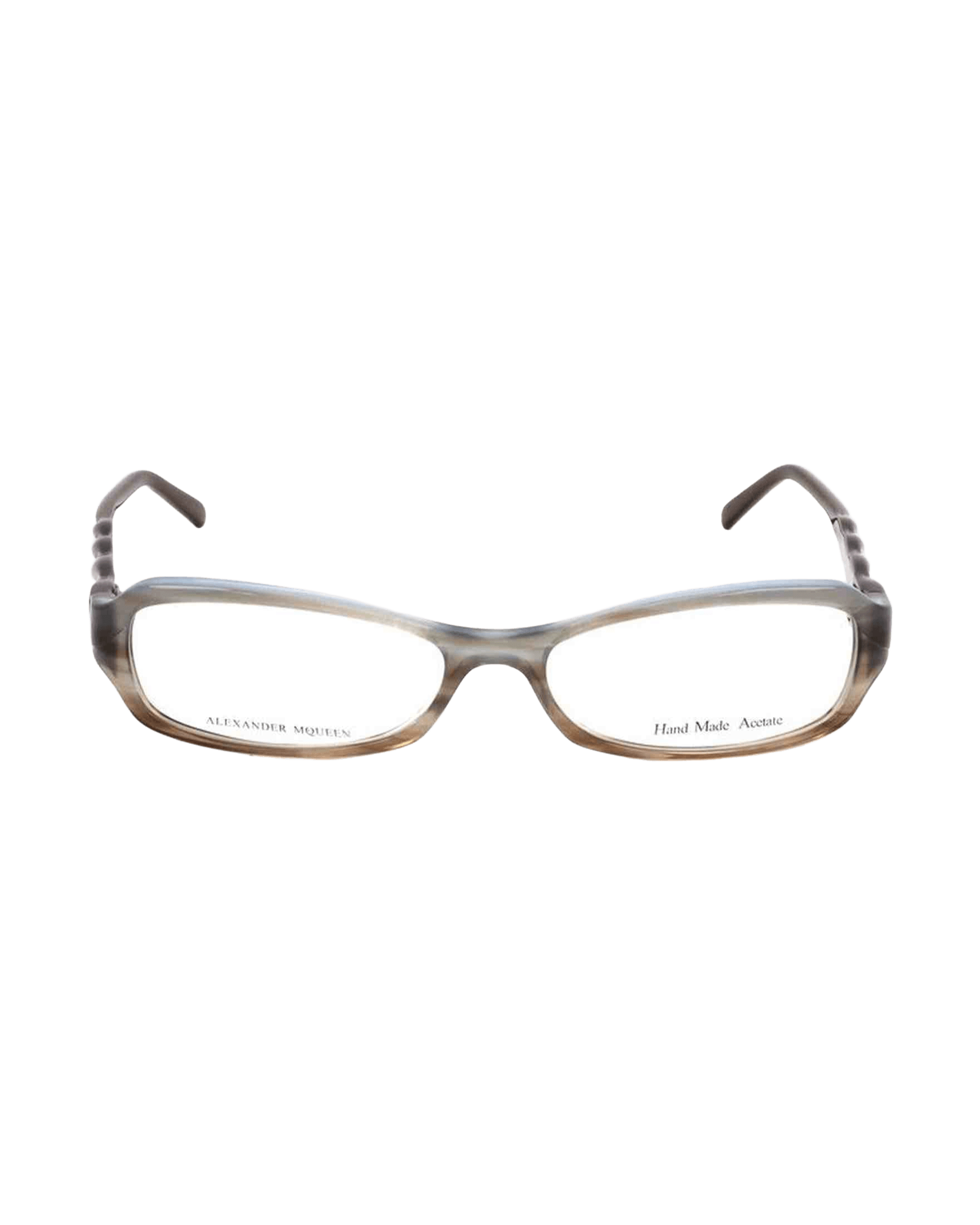 Alexander Mcqueen Acetate Brown Frame Glam Steals