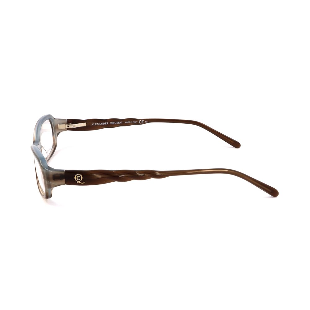 Alexander Mcqueen Acetate Brown Frame Glam Steals